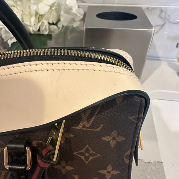 Louis Vuitton Tuileries Monogram Bag Canvas with Cream Leather - Picture 15 of 15